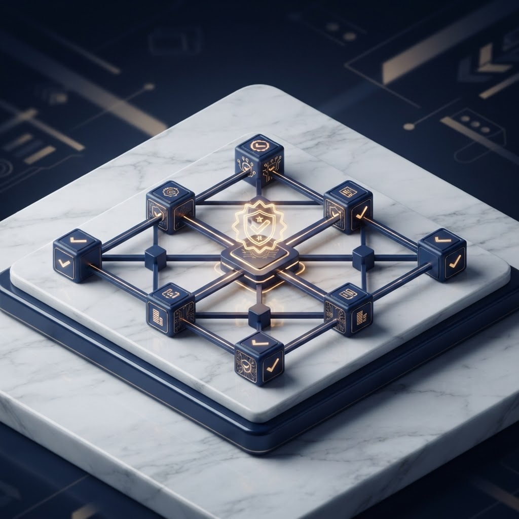 Blockchain Verification — Independent proof anchored on-chain, forever.